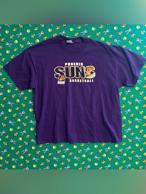 NBA Phoenix Suns Purple Short Sleeve Logo Tee